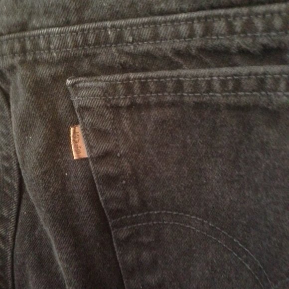 Levis mens jeans Size 46x30 Black Levis 545 Loose - Picture 6 of 11